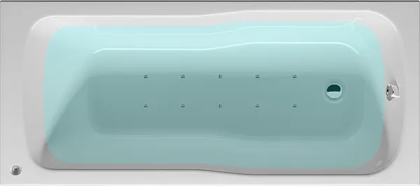 Изображение товара Ванна акриловая Whirlpool Easy-A Model-D 170 Dola Plus / B048001005A (белый, с гидромассажем)