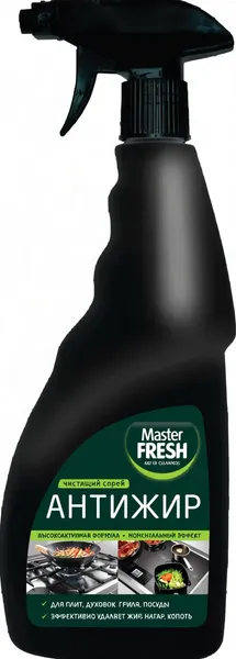 Изображение товара Чистящее средство для кухни Master Fresh Антижир + Жидкая сода (2x500мл)