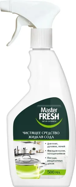 Изображение товара Чистящее средство для кухни Master Fresh Антижир + Жидкая сода (2x500мл)
