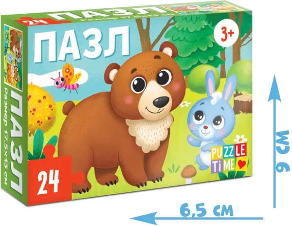 Изображение товара Пазл Puzzle Time Лес / 7005866 (24эл)