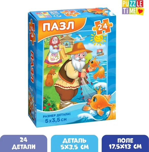 Изображение товара Пазл Puzzle Time Детские сказки №5 / 7984249 (24эл)