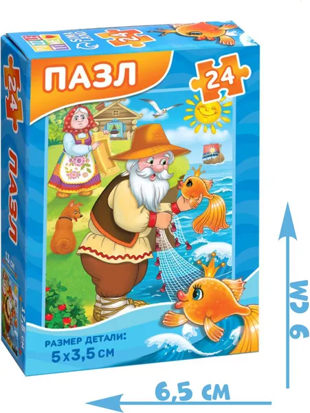 Изображение товара Пазл Puzzle Time Детские сказки №5 / 7984249 (24эл)