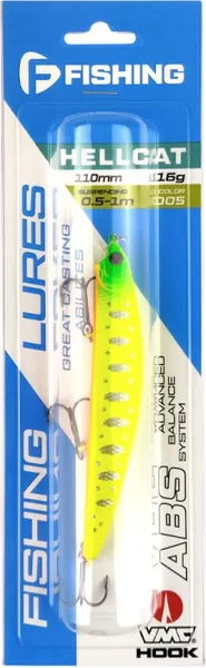 Изображение товара Воблер F-Fishing Hellcat 110SP 0.5-1.0m FHT110SP-005