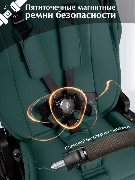 Изображение товара Детская универсальная коляска Sweet Baby 2в1 SBL Orso Emerald