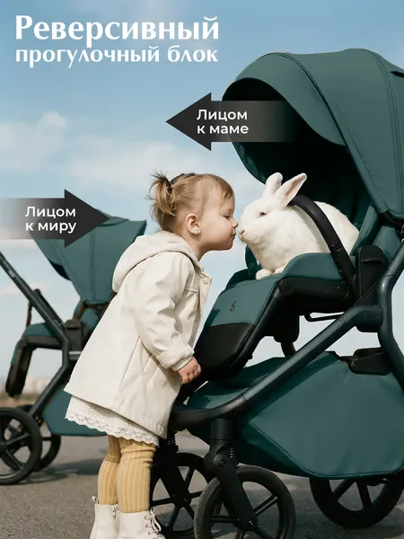 Изображение товара Детская прогулочная коляска Sweet Baby SBL Orso Emerald