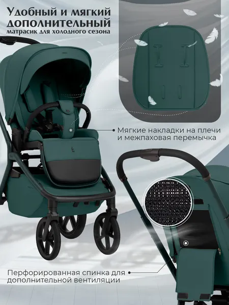 Изображение товара Детская прогулочная коляска Sweet Baby SBL Orso Emerald