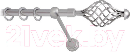 Изображение товара Карниз для штор Lm Decor Вираж 098 1р гладкий (сатин, 2м)