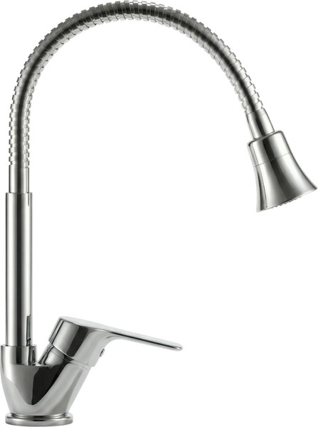 Изображение товара Мойка кухонная со смесителем Saniteco 4848 + Forma 21FM519F (с сифоном, дозатором и коландером)