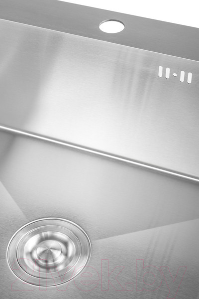 Изображение товара Мойка кухонная со смесителем Saniteco 6050 + Forma 21FM519F (с сифоном, дозатором и коландером)