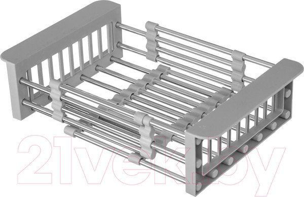 Изображение товара Мойка кухонная со смесителем Saniteco 6050 + Forma 21FM519F (с сифоном, дозатором и коландером)