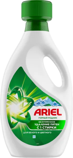 Изображение товара Гель для стирки Ariel Горный родник (1.8л)