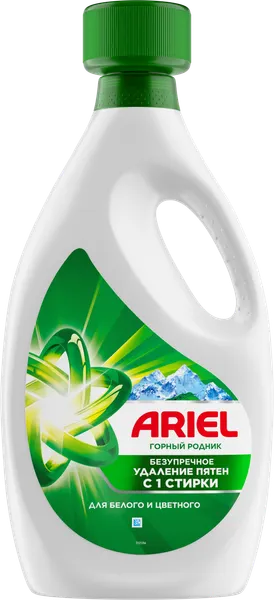 Изображение товара Гель для стирки Ariel Горный родник (2.5л)