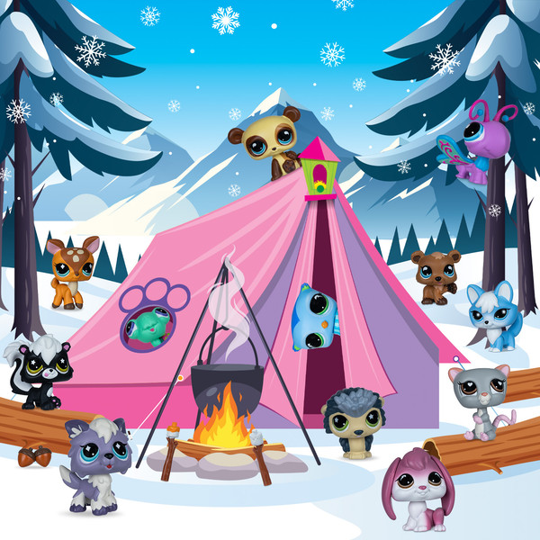 Изображение товара Игровой набор Hasbro Littlest Pet Shop Посиделка у костра 00692_LPS