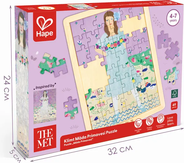 Изображение товара Пазл Hape Умняша Портрет Меды E1465_HP