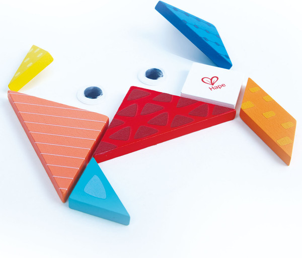Изображение товара Игра-головоломка Hape Умняша Маленький Танграм / E6609_HP