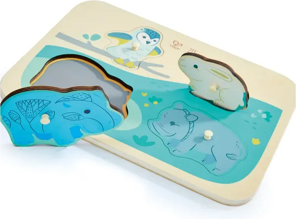 Изображение товара Сортер Hape Умняша Бегемот Уильям и его друзья / E1463_HP