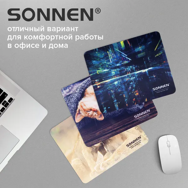 Изображение товара Коврик для мыши Sonnen Kitten / 513313