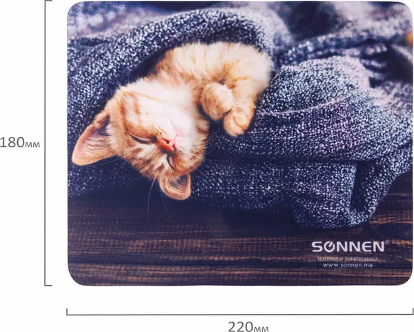 Изображение товара Коврик для мыши Sonnen Kitten / 513313