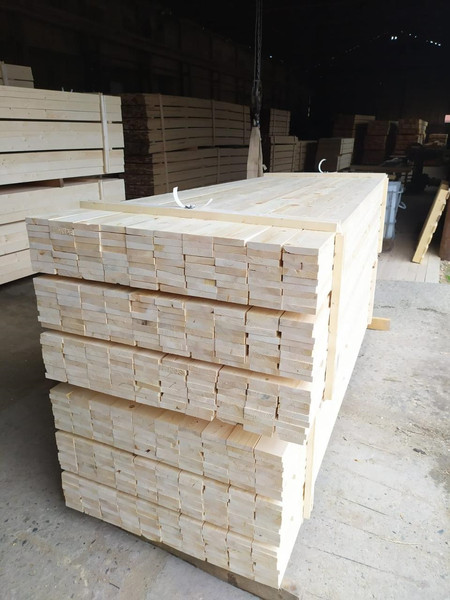 Изображение товара Доска Альфалес Сухая строганная эконом 20x90x2000 (2шт)