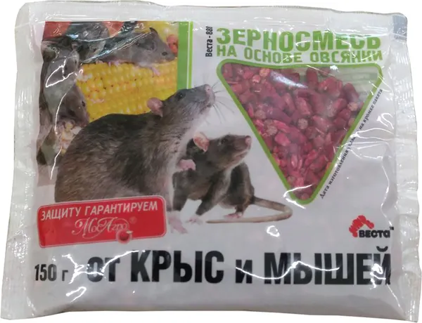 Изображение товара Средство для борьбы с вредителями ВЕСТА Овсянка (150г)