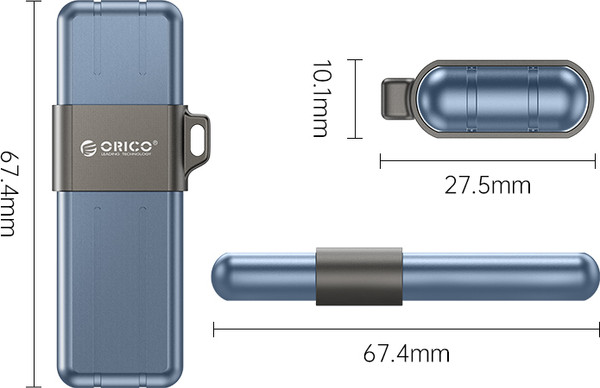 Изображение товара USB flash накопитель Orico U3S-X-A32G-BL-BP