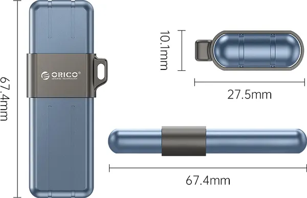 Изображение товара USB flash накопитель Orico U3S-X-A64G-BL-BP