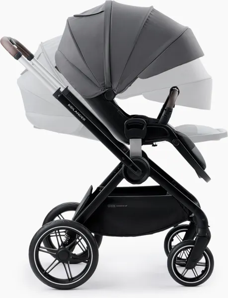 Изображение товара Детская универсальная коляска Happy Baby Kidlander 2 в 1 (dark grey)