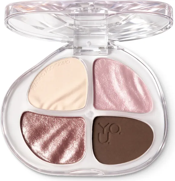 Изображение товара Палетка теней для век Relouis Y.O.U. Really Brilly тон 01 Rose Quartz (8.3г)