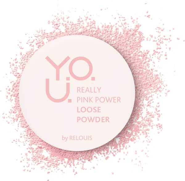 Изображение товара Пудра рассыпчатая Relouis Y.O.U. Really Pink Power тон 01 Pink (8г)