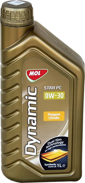 Изображение товара Моторное масло Mol Dynamic Star PC 0W30 / 13301156 (1л)