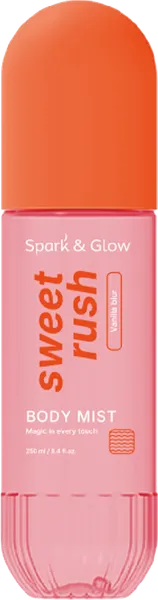 Спрей для тела Spark&Glow Body & hair mist Vanilla blur (250мл)