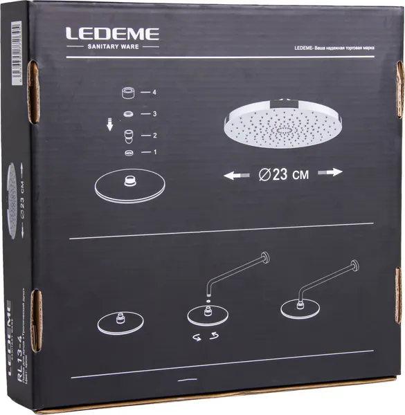 Изображение товара Лейка верхнего душа Ledeme L13-4