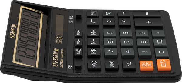Изображение товара Калькулятор Staff STF-888-New / 273831 (черный)