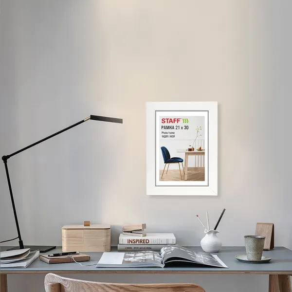 Изображение товара Рамка Staff Style 21x30 / 391337 (белый)