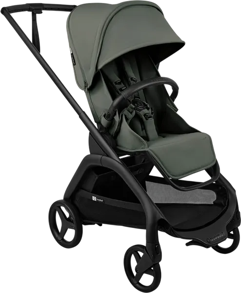 Изображение товара Детская прогулочная коляска Bugaboo Dragonfly complete (Black/Forest Green Plus)