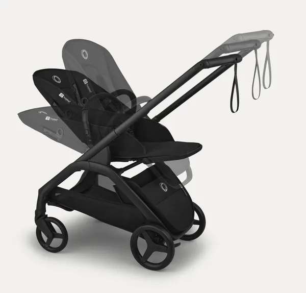 Изображение товара Детская прогулочная коляска Bugaboo Dragonfly complete (Black/Forest Green Plus)