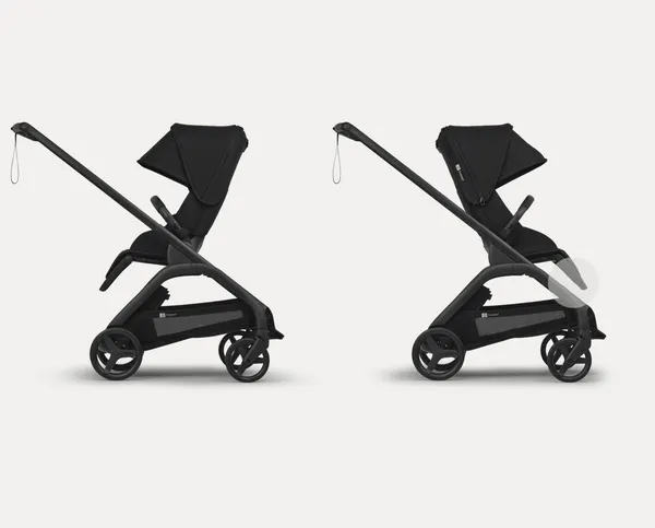 Изображение товара Детская прогулочная коляска Bugaboo Dragonfly complete (Black/Dusty Pink Plus)