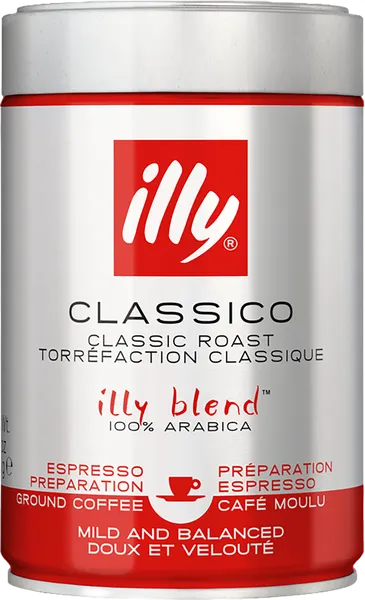 Изображение товара Кофе молотый illy Ground Filter Coffe Classico Roast (250г)