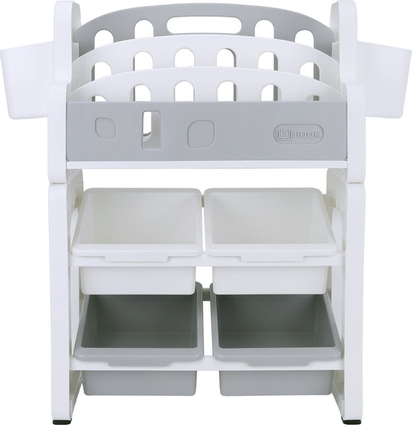 Изображение товара Стеллаж Brabix Kids CR-002 / 533298 (белый/серый)