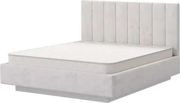 Изображение товара Двуспальная кровать Anrex Sabrina 160 С подъемником (Aoplush Pebble)