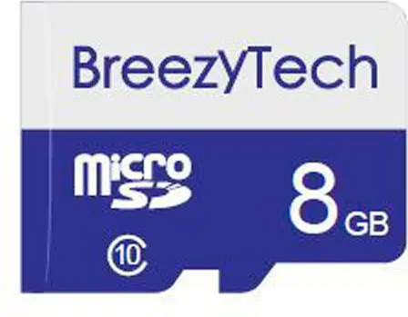 Изображение товара Карта памяти BreezyTech MicroSD 8GB Class 10 (без адаптера)