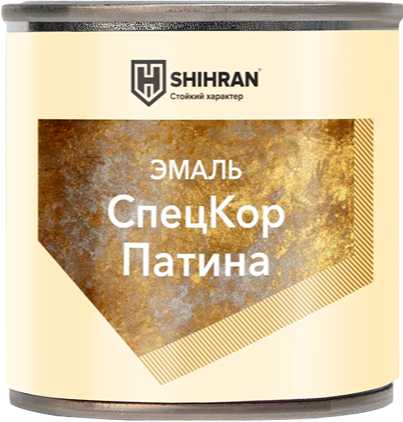 Изображение товара Эмаль SHIHRAN Патина термостойкая (100г, медь)