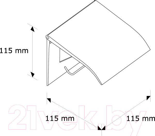 Изображение товара Держатель для туалетной бумаги Merida U1MS (металл матовый)