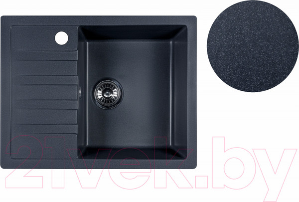 Изображение товара Мойка кухонная БелЭворс Vega R (антрацит)