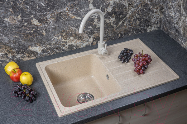 Изображение товара Мойка кухонная БелЭворс Styl L (темно-бежевый)