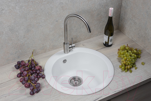 Изображение товара Мойка кухонная БелЭворс Nika (белый)