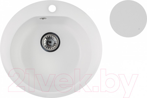 Изображение товара Мойка кухонная БелЭворс Nika (белый)
