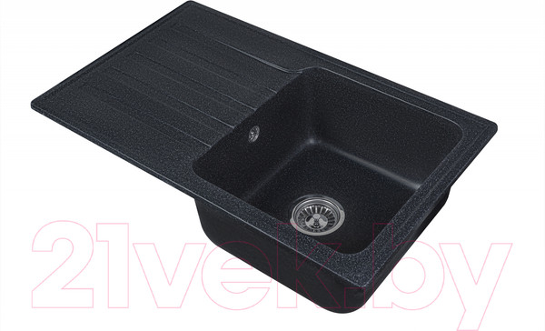 Изображение товара Мойка кухонная БелЭворс Styl R (черный)