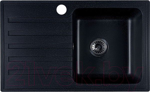 Изображение товара Мойка кухонная БелЭворс Styl R (черный)