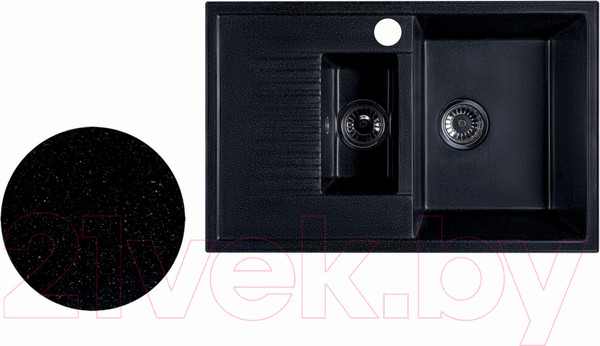 Изображение товара Мойка кухонная БелЭворс Forma R (черный)